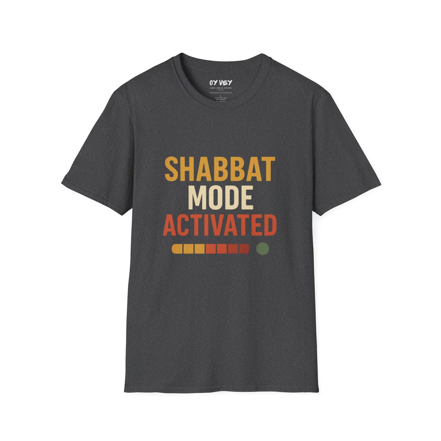 Shabbat Mode Activated - Unisex soft T-shirt, Perfect Gift for Friends