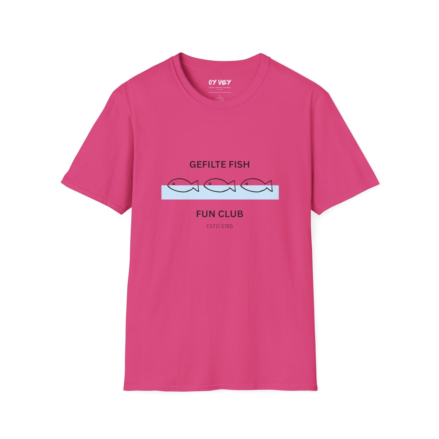 Gefilte Fish Fun Club 2 - Unisex soft T-shirt, Perfect Gift for Friends