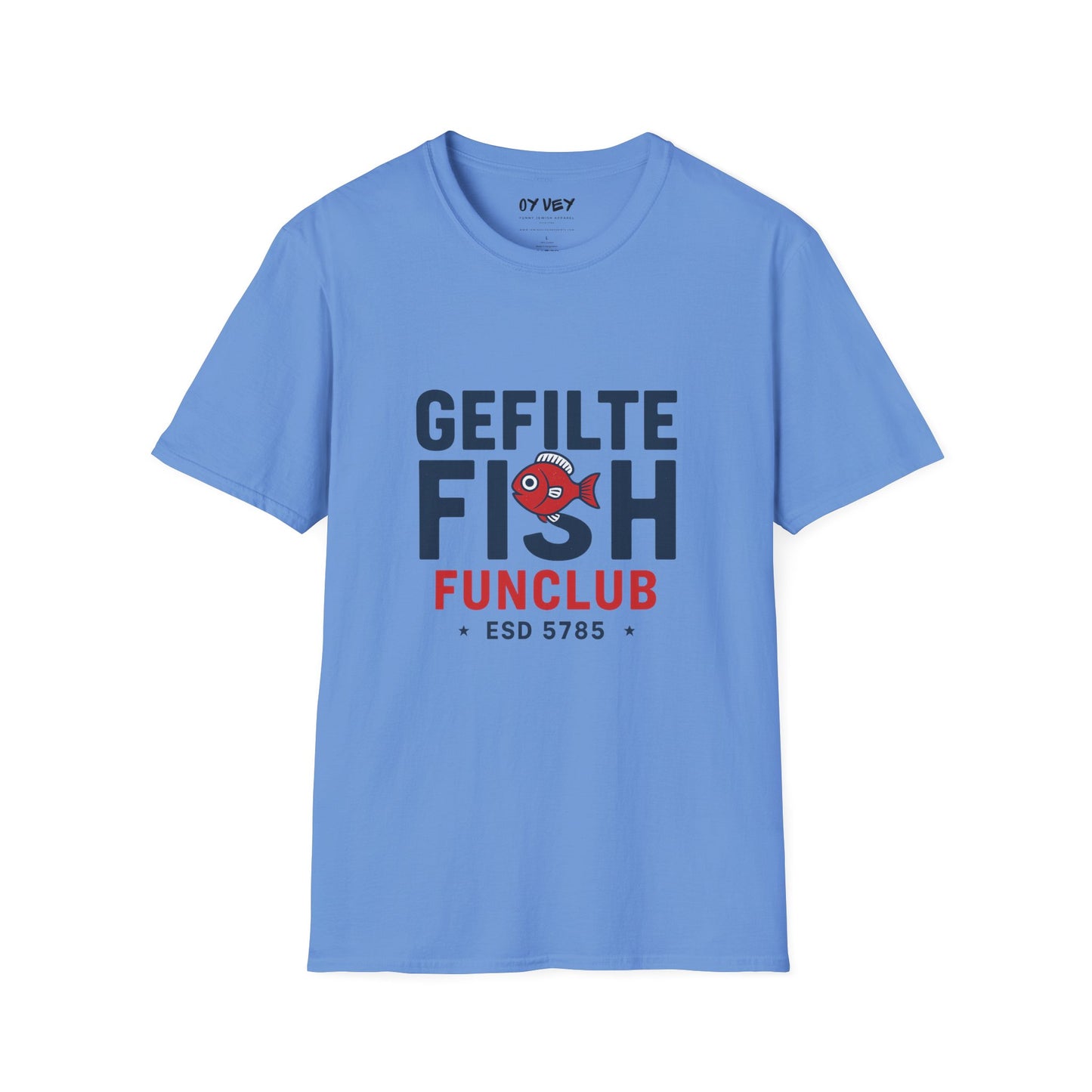 Gefilte Fish Fun Club 2 - Unisex soft T-shirt, Perfect Gift for Friends