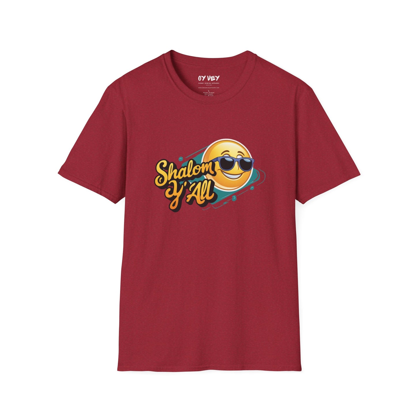 Shalom Y´all - Unisex soft T-shirt, Perfect Gift for Friends
