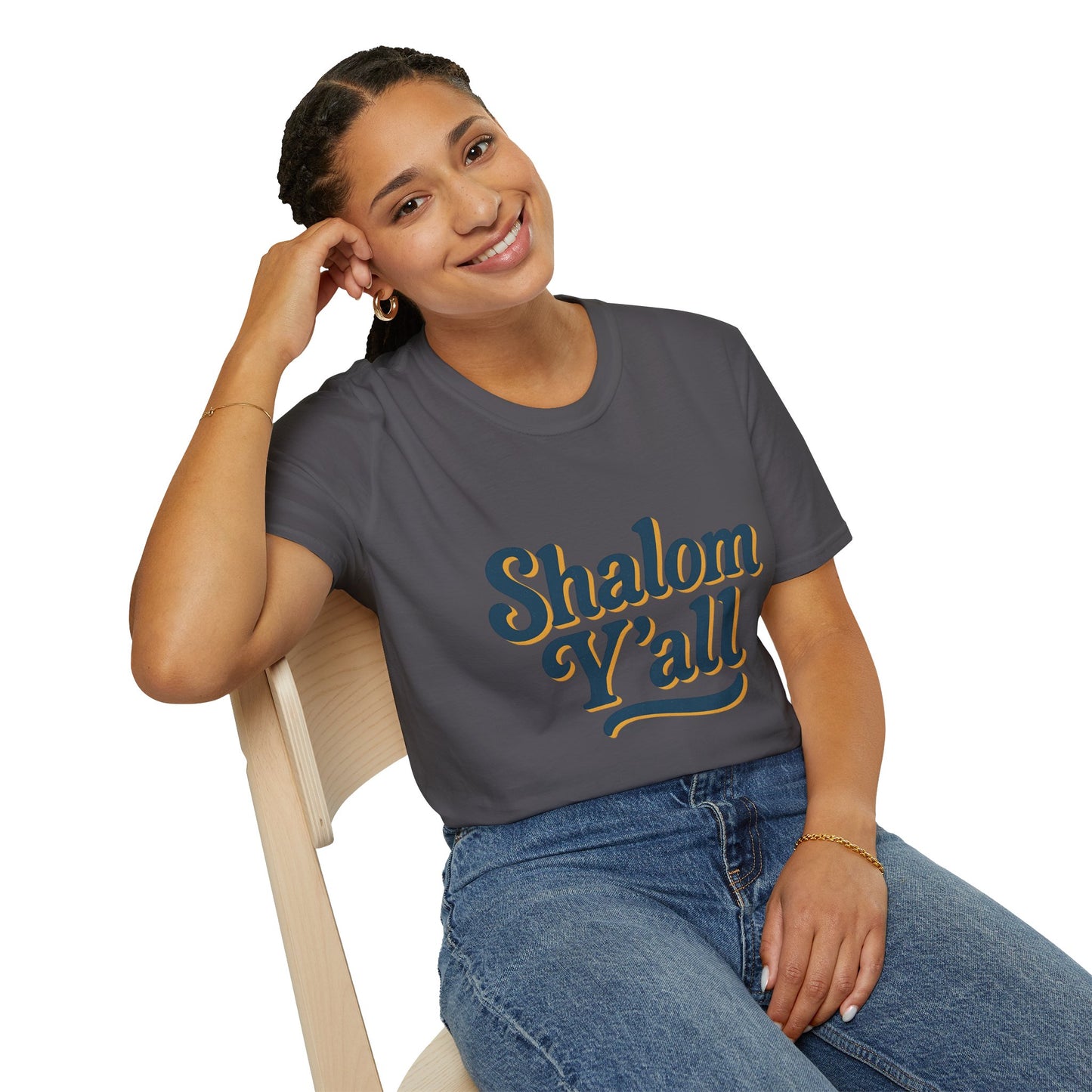 Shalom Yall - Unisex soft T-shirt, Perfect Gift for Friends