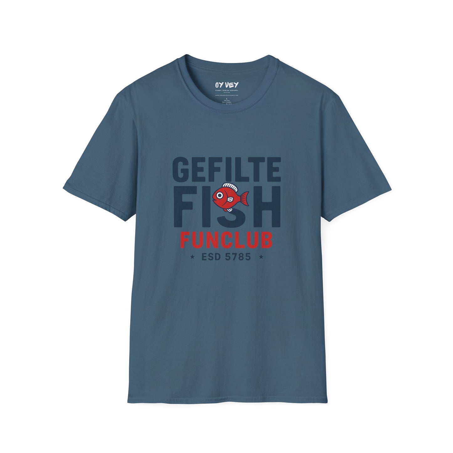 Gefilte Fish Fun Club 2 - Unisex soft T-shirt, Perfect Gift for Friends