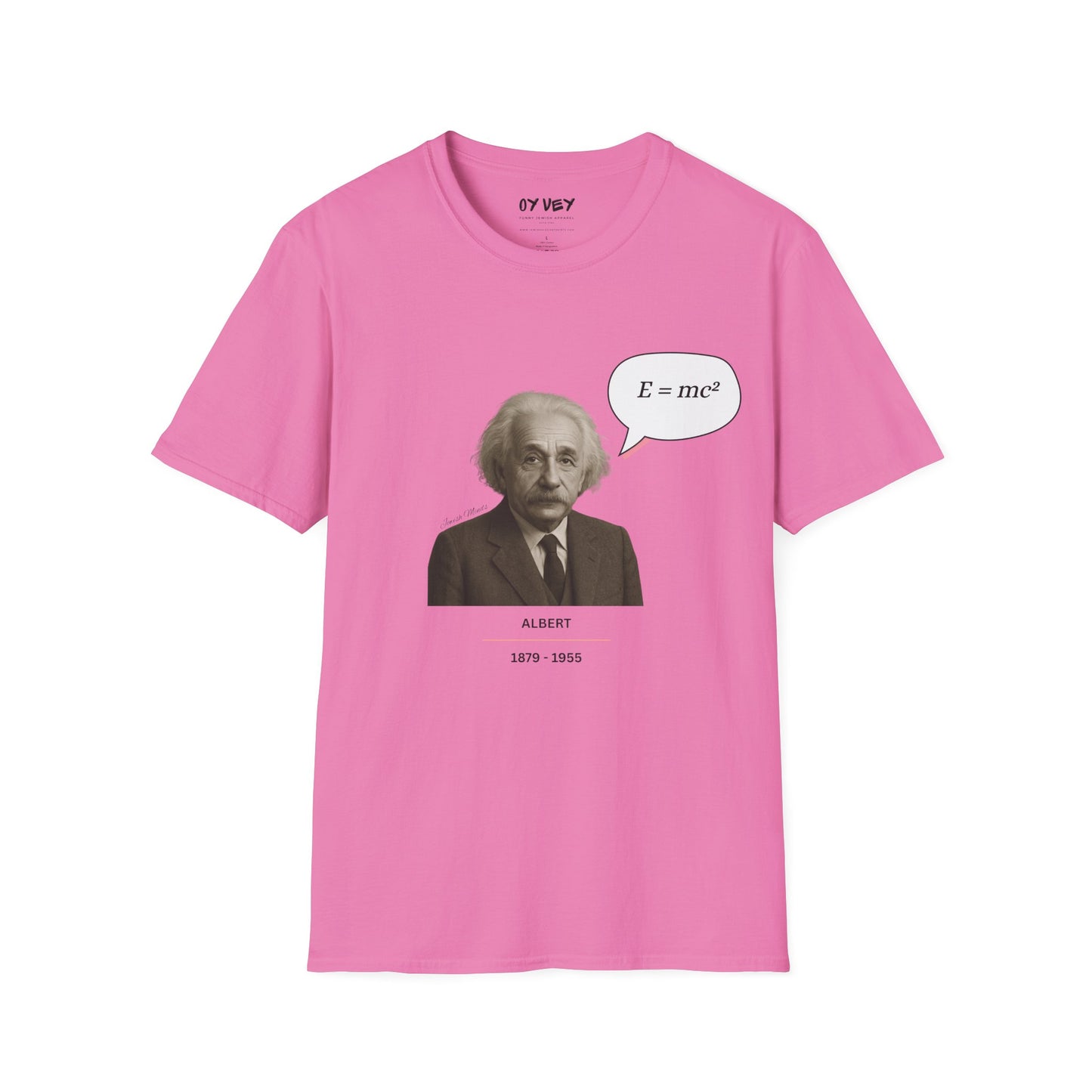Albert Einstein - Unisex soft T-shirt, Perfect Gift for Friends
