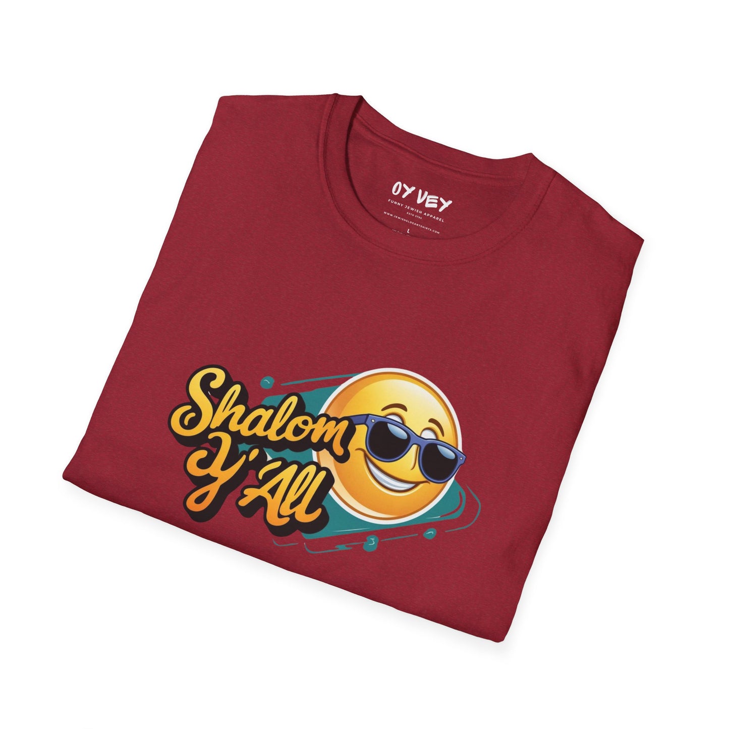 Shalom Y´all - Unisex soft T-shirt, Perfect Gift for Friends