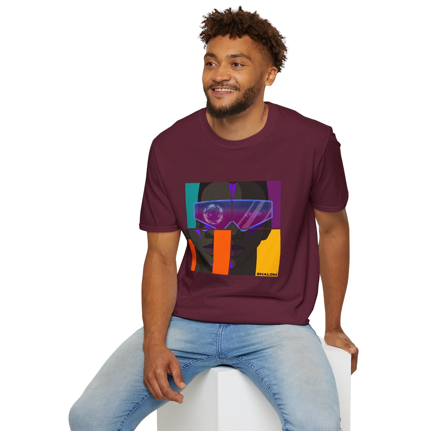 Shalom Future - Unisex soft T-shirt, Cool Streetwear for Summer