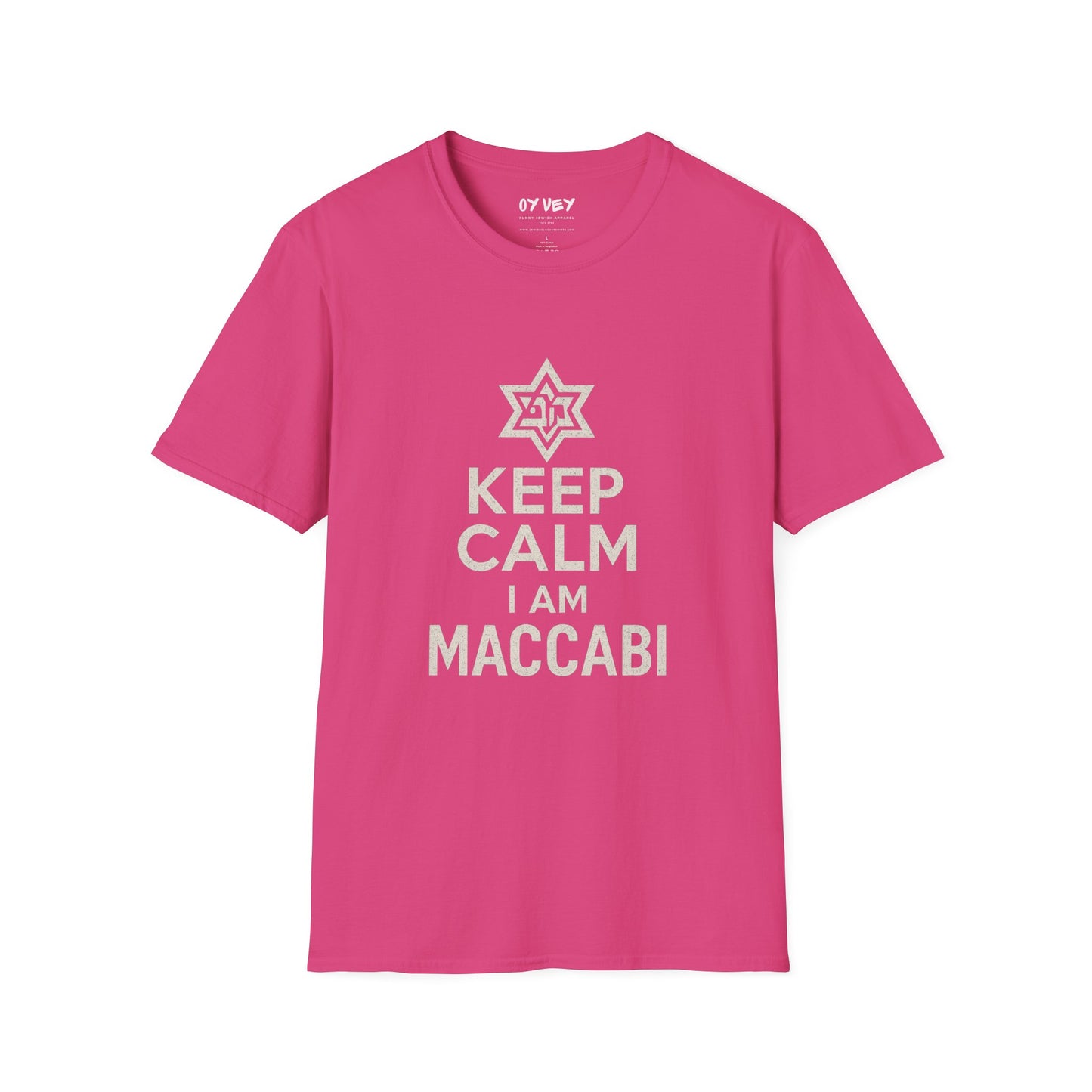 Keep Calm I am Maccabi - Unisex soft T-shirt, Perfect Gift for Maccabees
