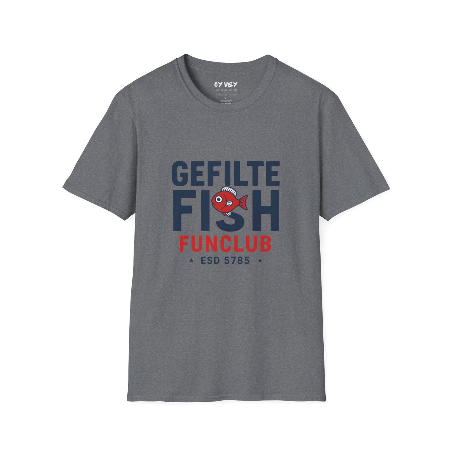 Gefilte Fish Fun Club 2 - Unisex soft T-shirt, Perfect Gift for Friends