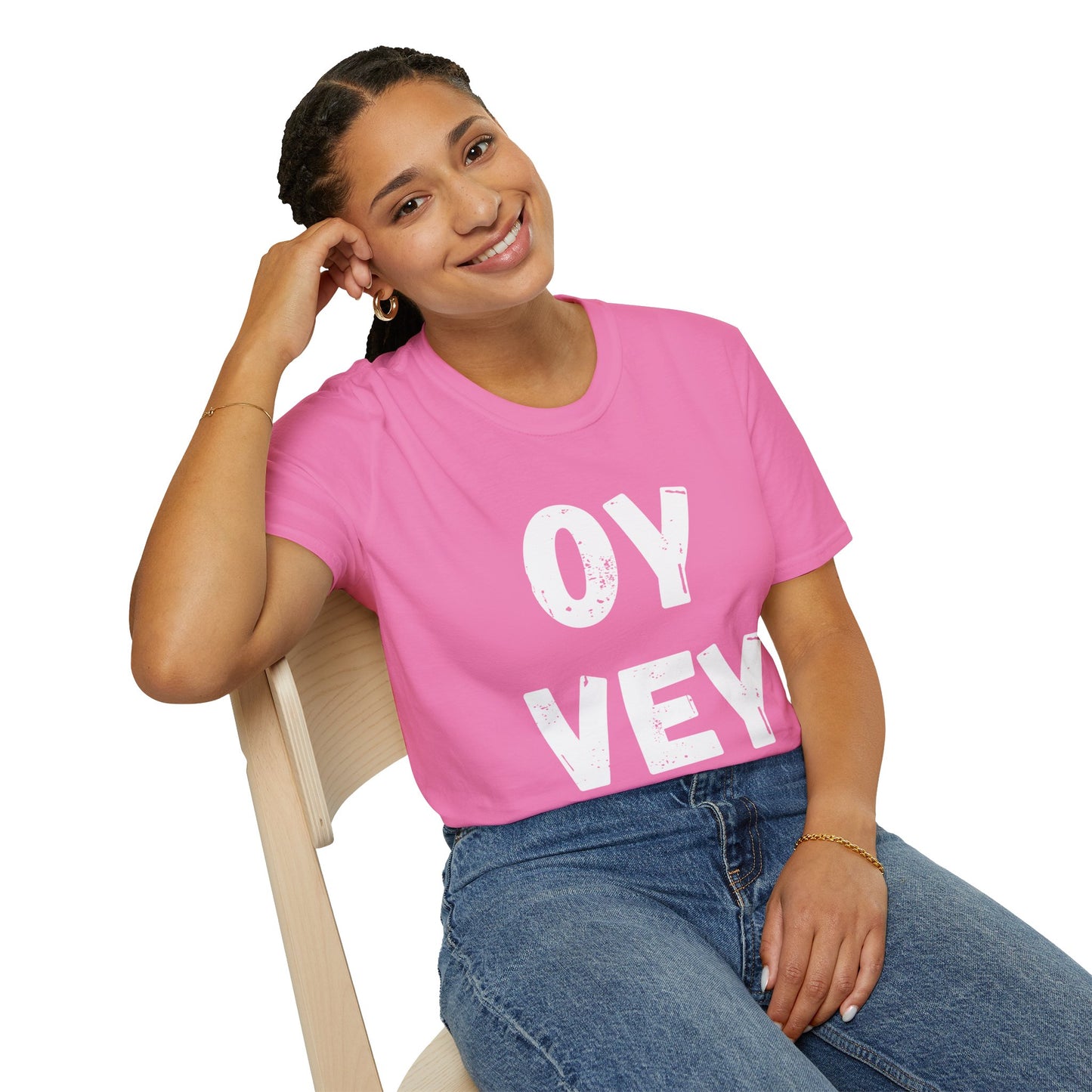 Oy Vey - Unisex soft T-shirt, Perfect Gift for Friends