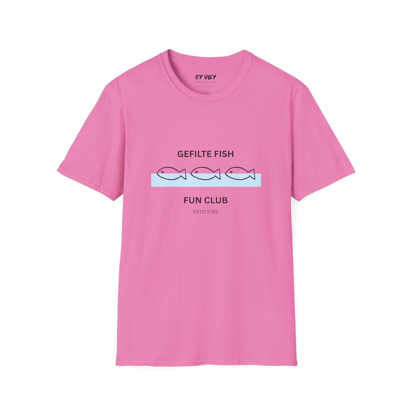 Gefilte Fish Fun Club 2 - Unisex soft T-shirt, Perfect Gift for Friends