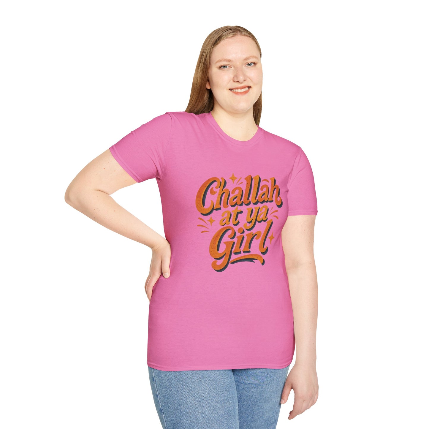 Challah At Ya Girl - Unisex soft T-shirt, Perfect Gift for Challah Bake