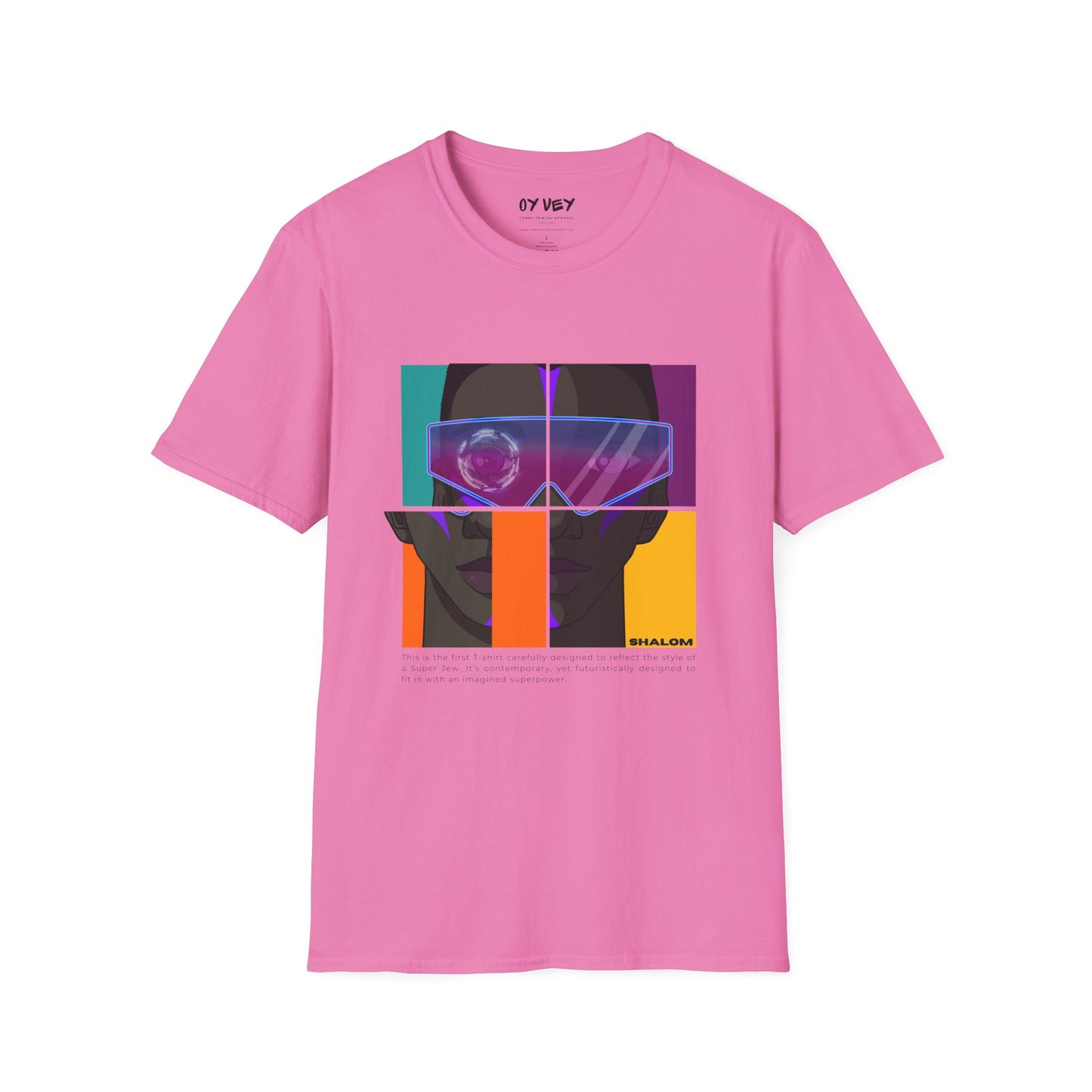 Shalom Future - Unisex soft T-shirt, Cool Streetwear for Summer