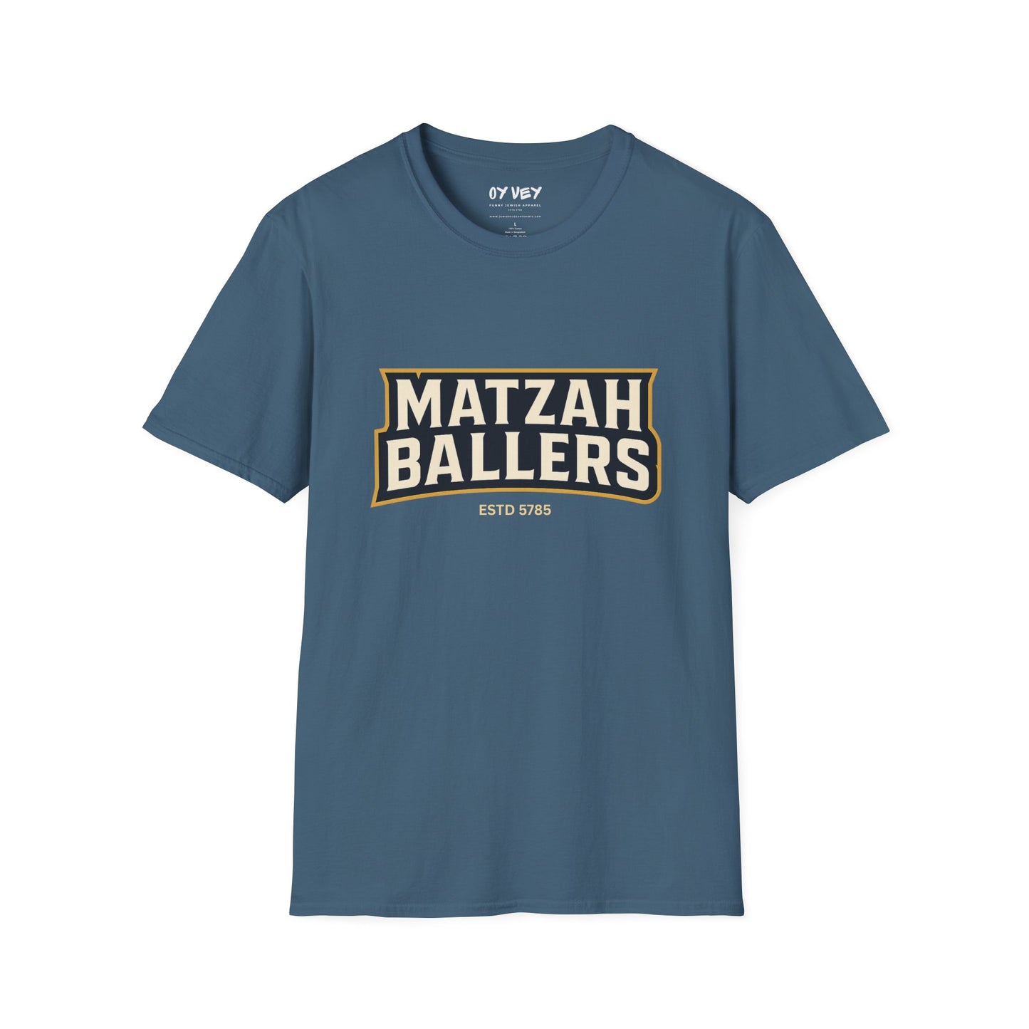 Matza Ballers 3 - Unisex soft T-shirt, Perfect Gift for Friends