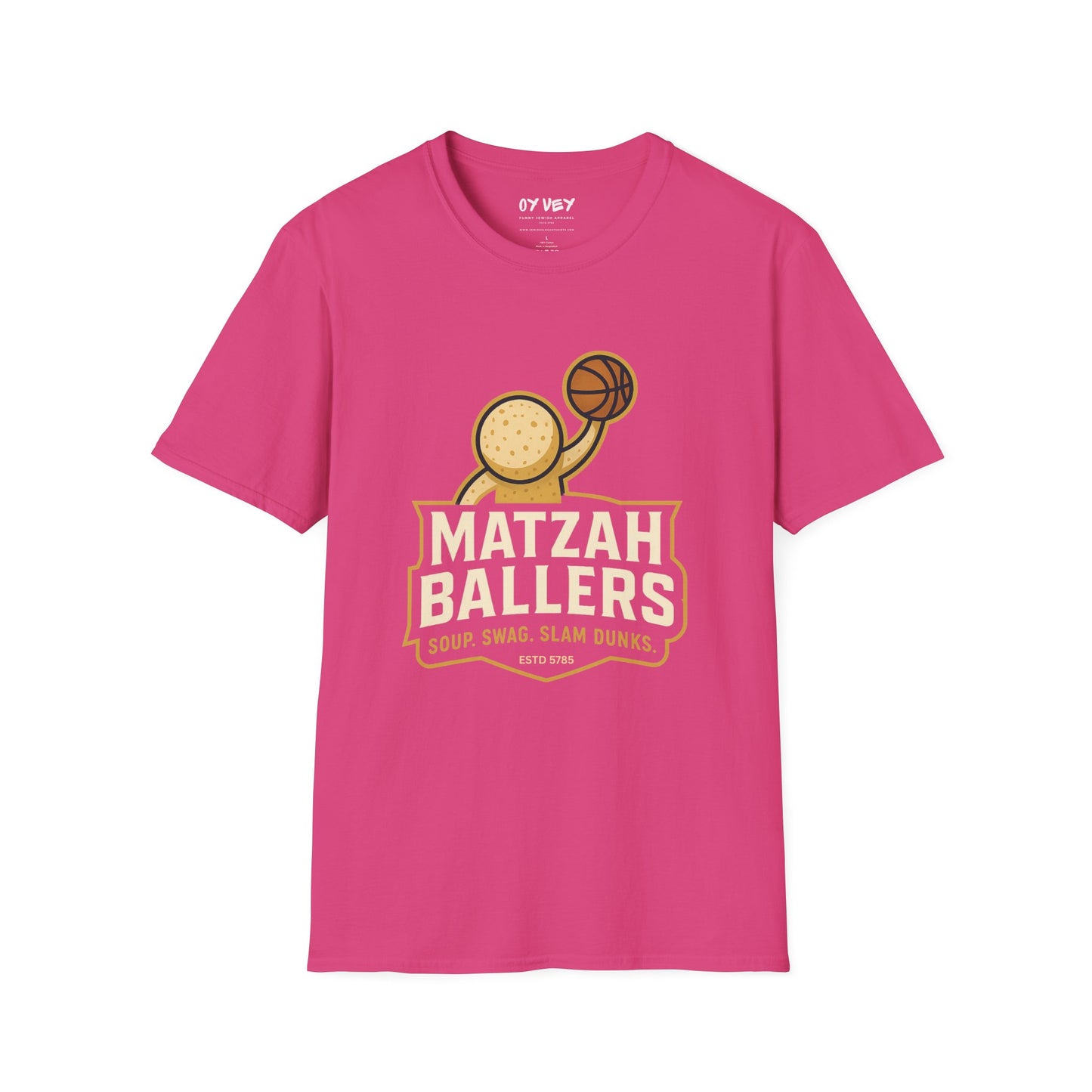 Matza Ballers - Unisex soft T-shirt, Perfect Gift for Friends