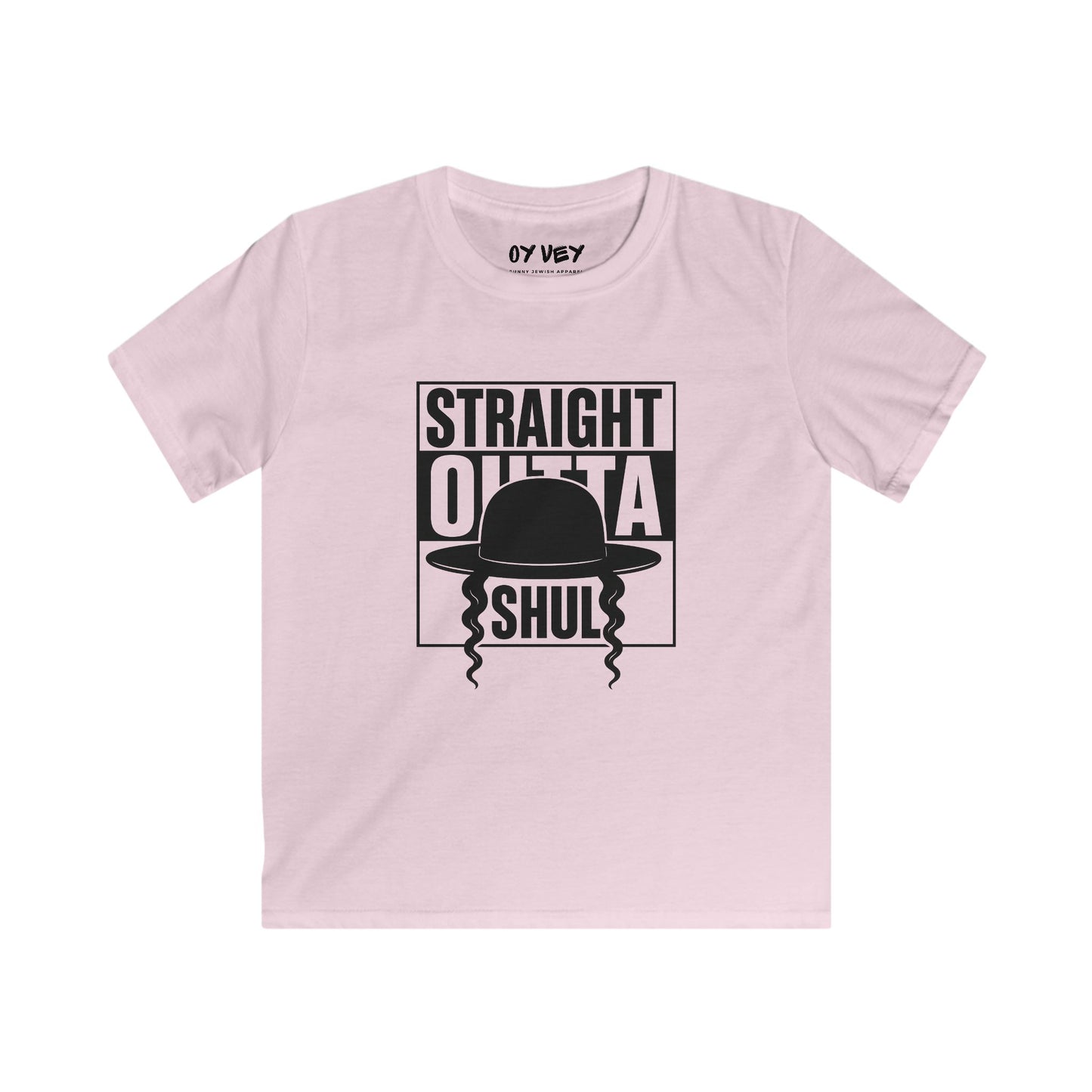Straight Outta Shul Soft style Kids Tee