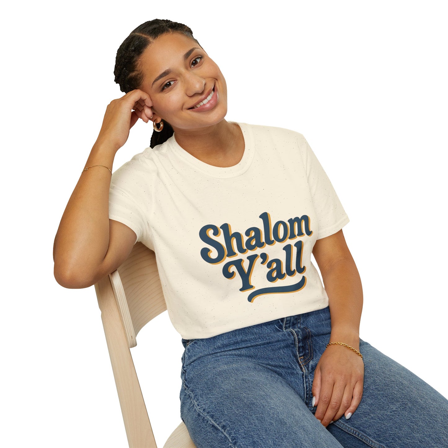 Shalom Yall  - Unisex soft T-shirt, Perfect Gift for Friends