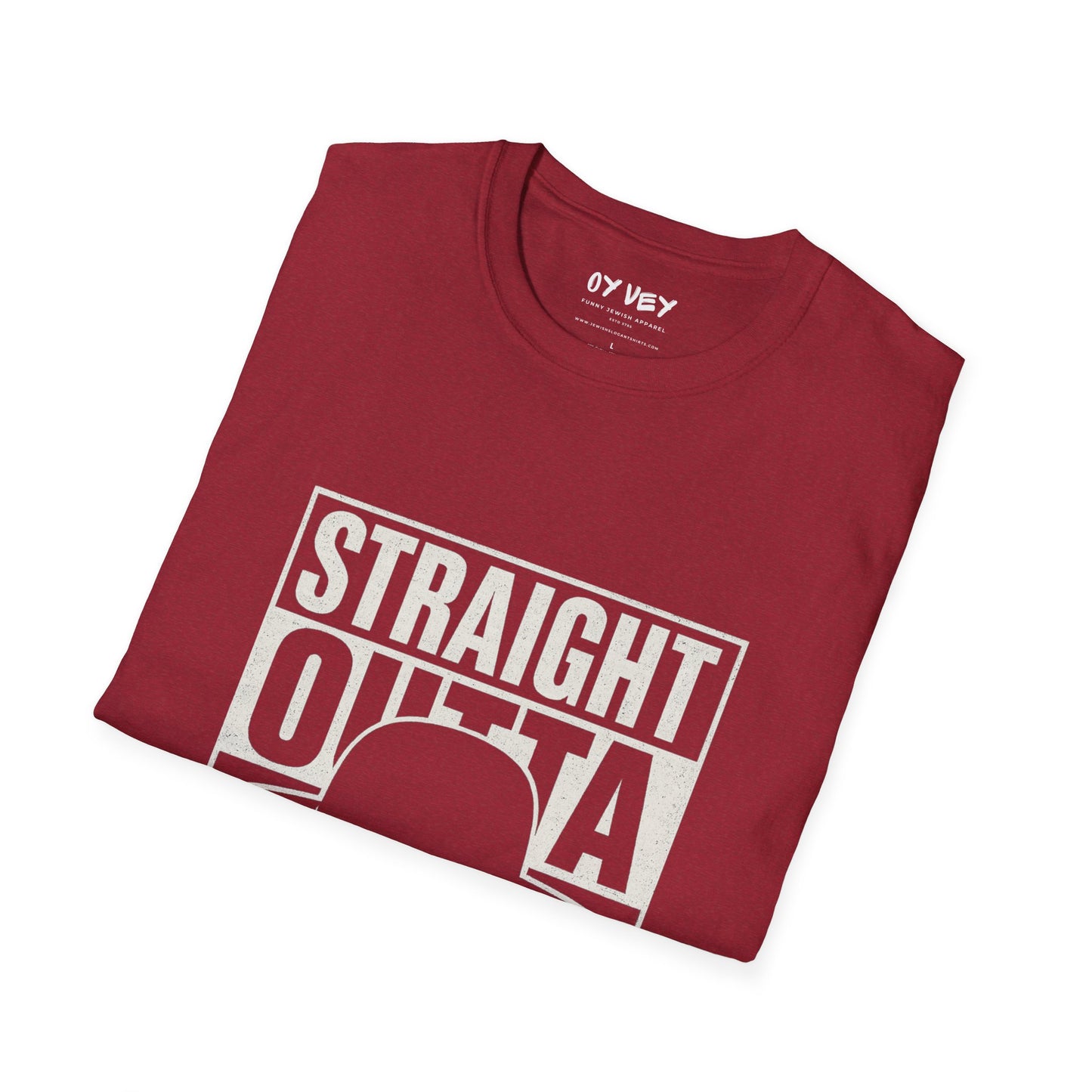 Chabad HGS Strait Outta Shul - Unisex soft T-shirt, Perfect Gift for Friends