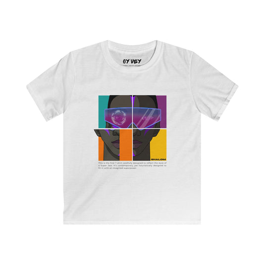Super Jew Shalom - Soft style Kids Tee