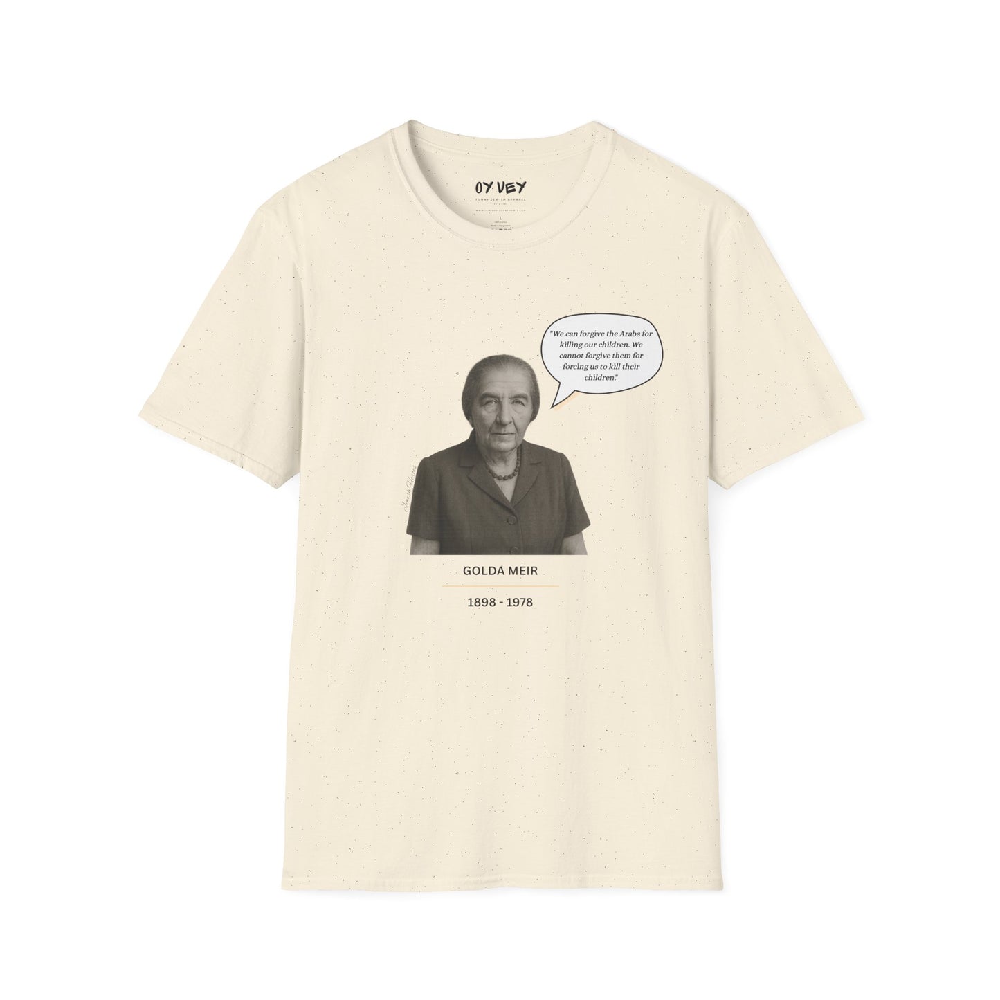 Golda Meir - Unisex soft T-shirt, Perfect Gift for Friends