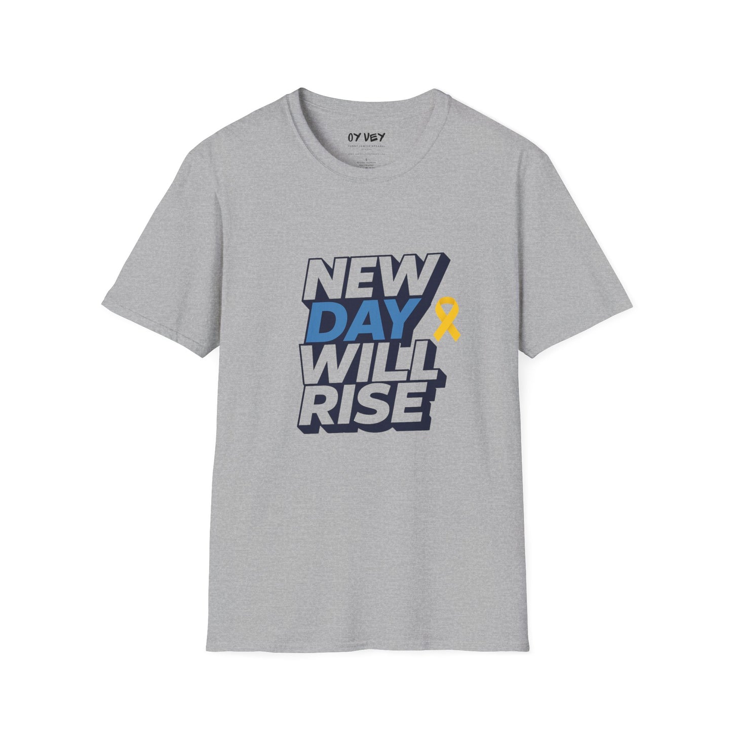 New Day Will Rise - Unisex soft T-shirt, Perfect Gift for Israel Supporters