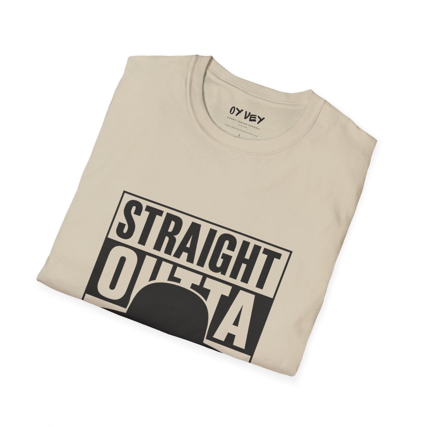 Chabad HGS Strait Outta Shul - Unisex soft T-shirt, Perfect Gift for Friends