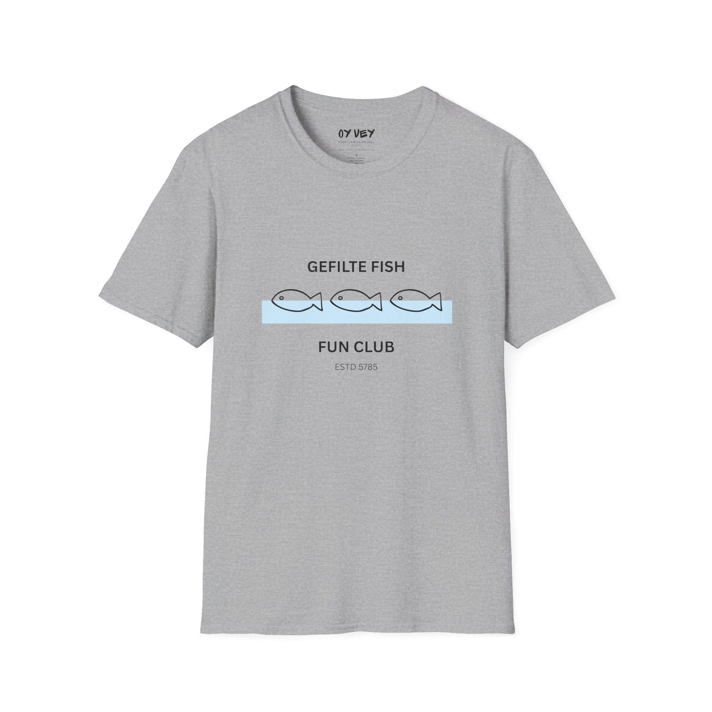 Gefilte Fish Fun Club 2  - Unisex soft T-shirt, Perfect Gift for Friends