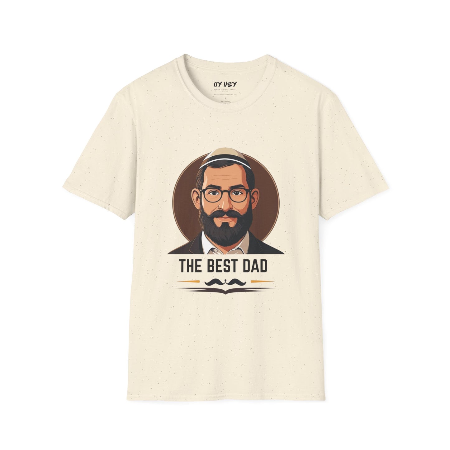 The Best (Jewish) Dad - Unisex soft T-shirt, Perfect Gift for Fathers Day