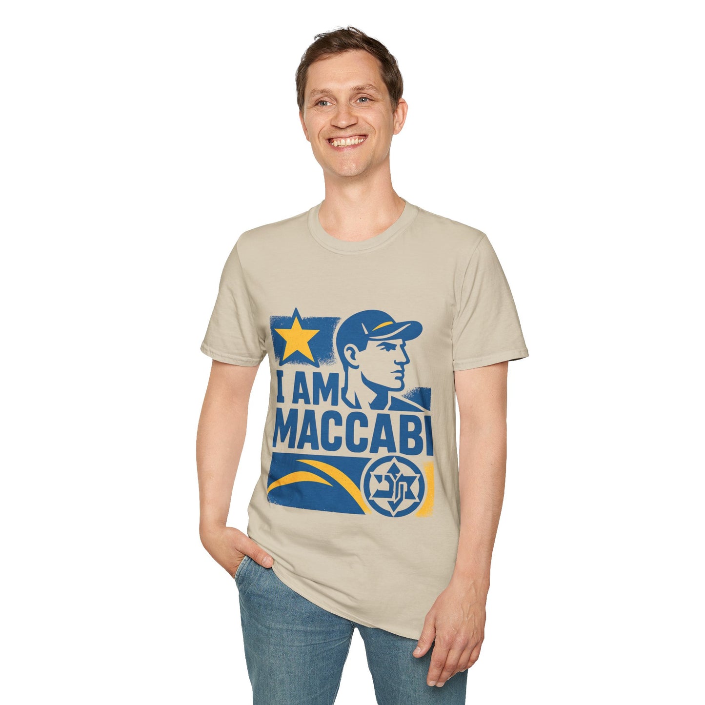 I am Maccabi - Unisex soft T-shirt, Perfect Gift for Maccabees