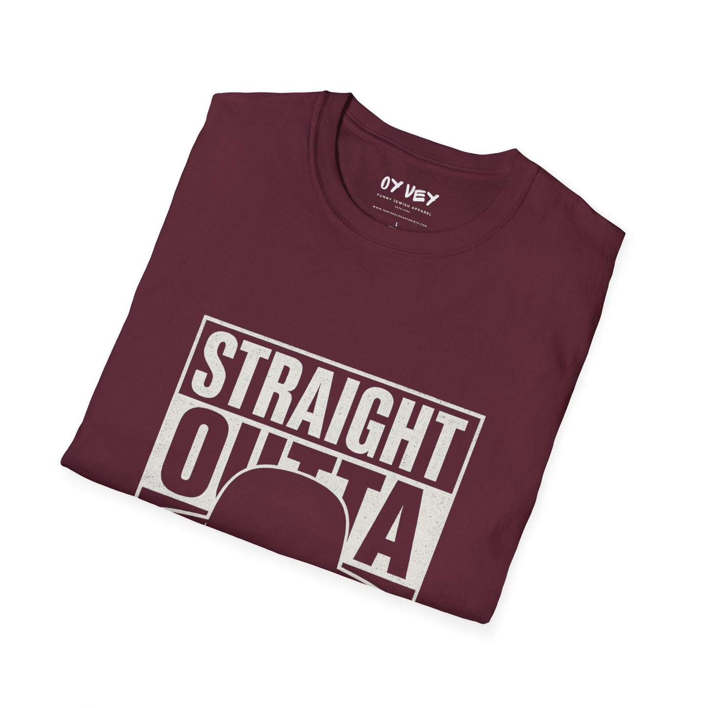 Chabad HGS Strait Outta Shul - Unisex soft T-shirt, Perfect Gift for Friends