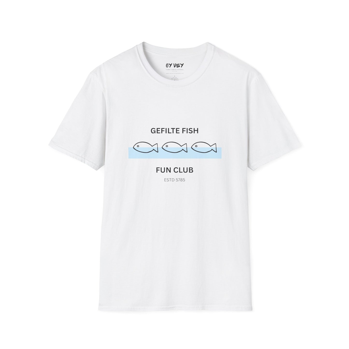 Gefilte Fish Fun Club 2  - Unisex soft T-shirt, Perfect Gift for Friends