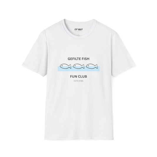 Gefilte Fish Fun Club 2  - Unisex soft T-shirt, Perfect Gift for Friends