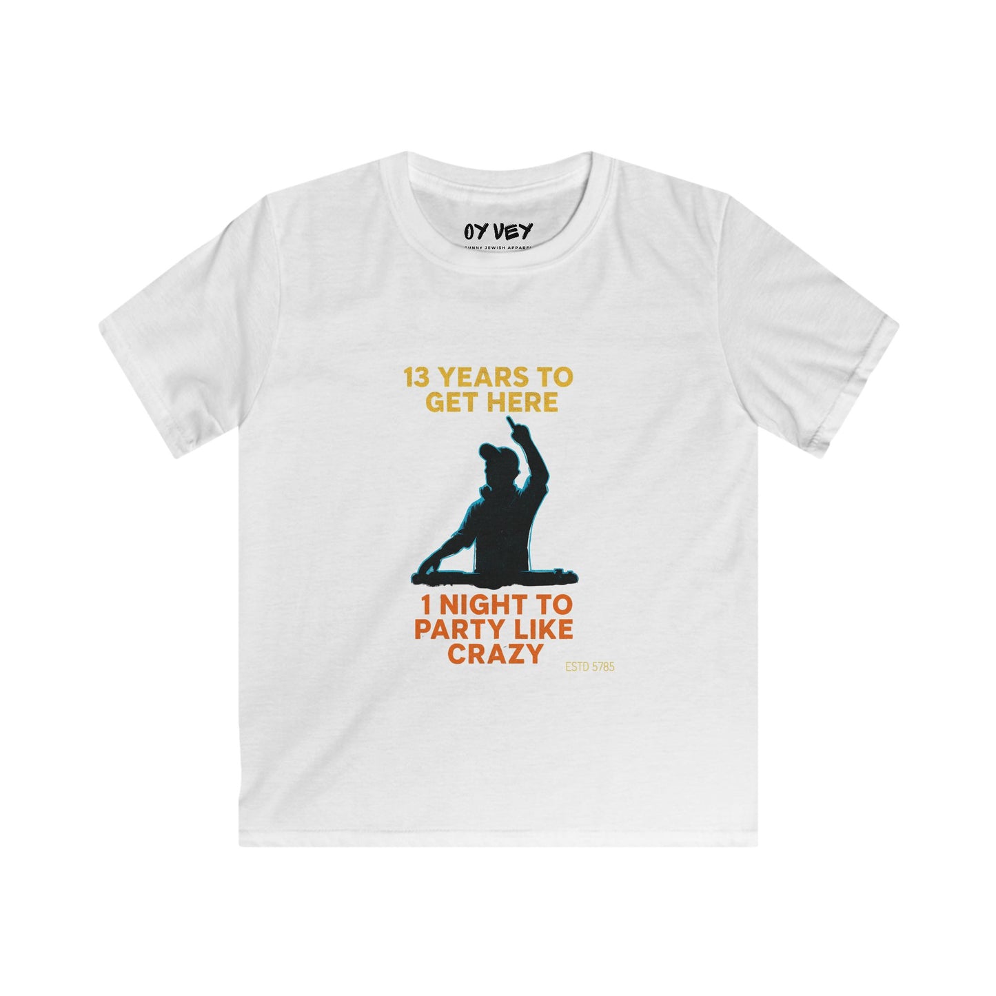 Party Like Crazy Soft style Kids Tee
