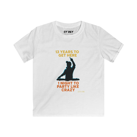 Party Like Crazy Soft style Kids Tee
