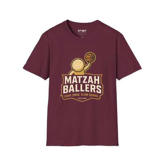 Matza Ballers - Unisex soft T-shirt, Perfect Gift for Friends