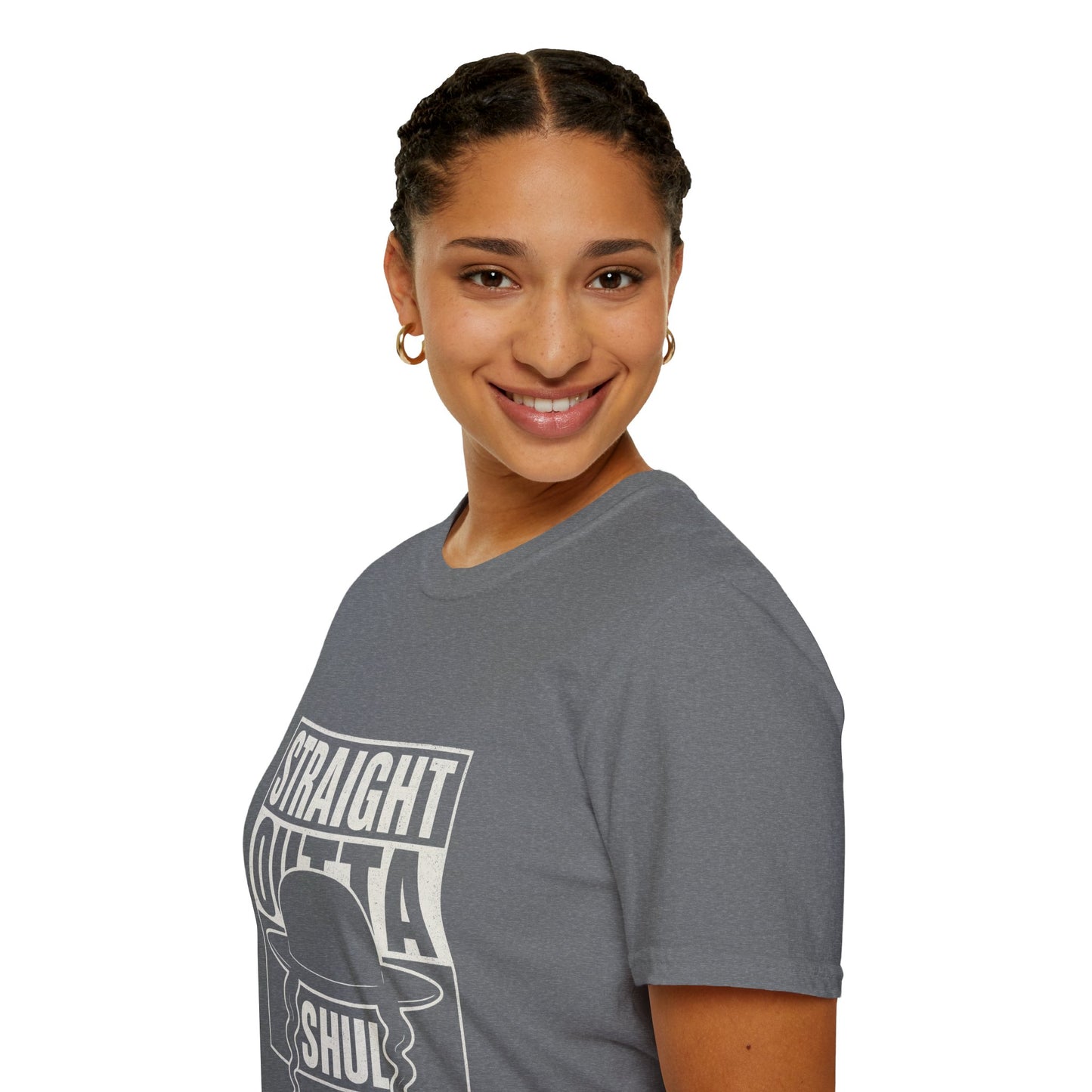 Chabad HGS Strait Outta Shul - Unisex soft T-shirt, Perfect Gift for Friends