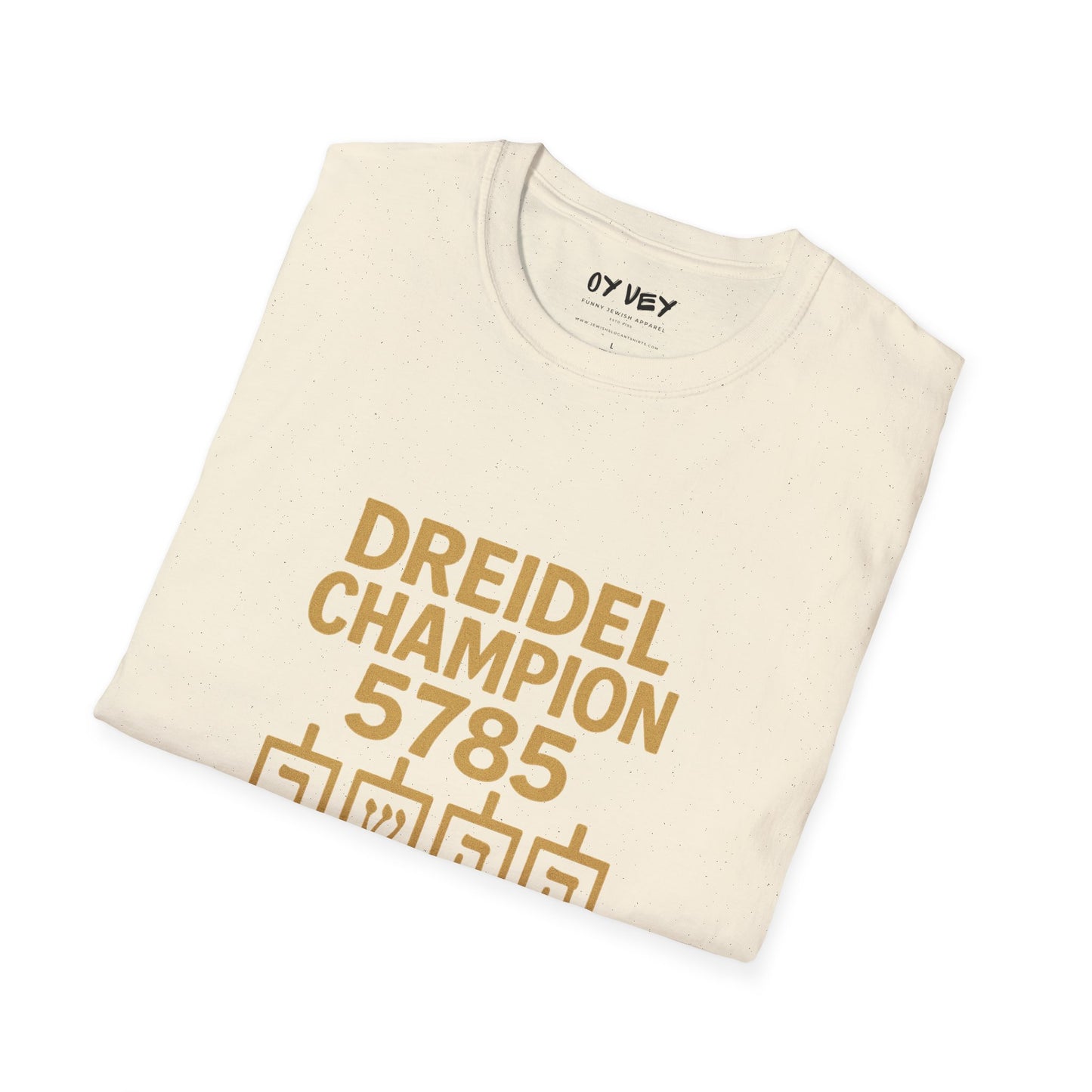 Dreidel Champion - Unisex soft T-shirt, Perfect Gift for Hanukkah