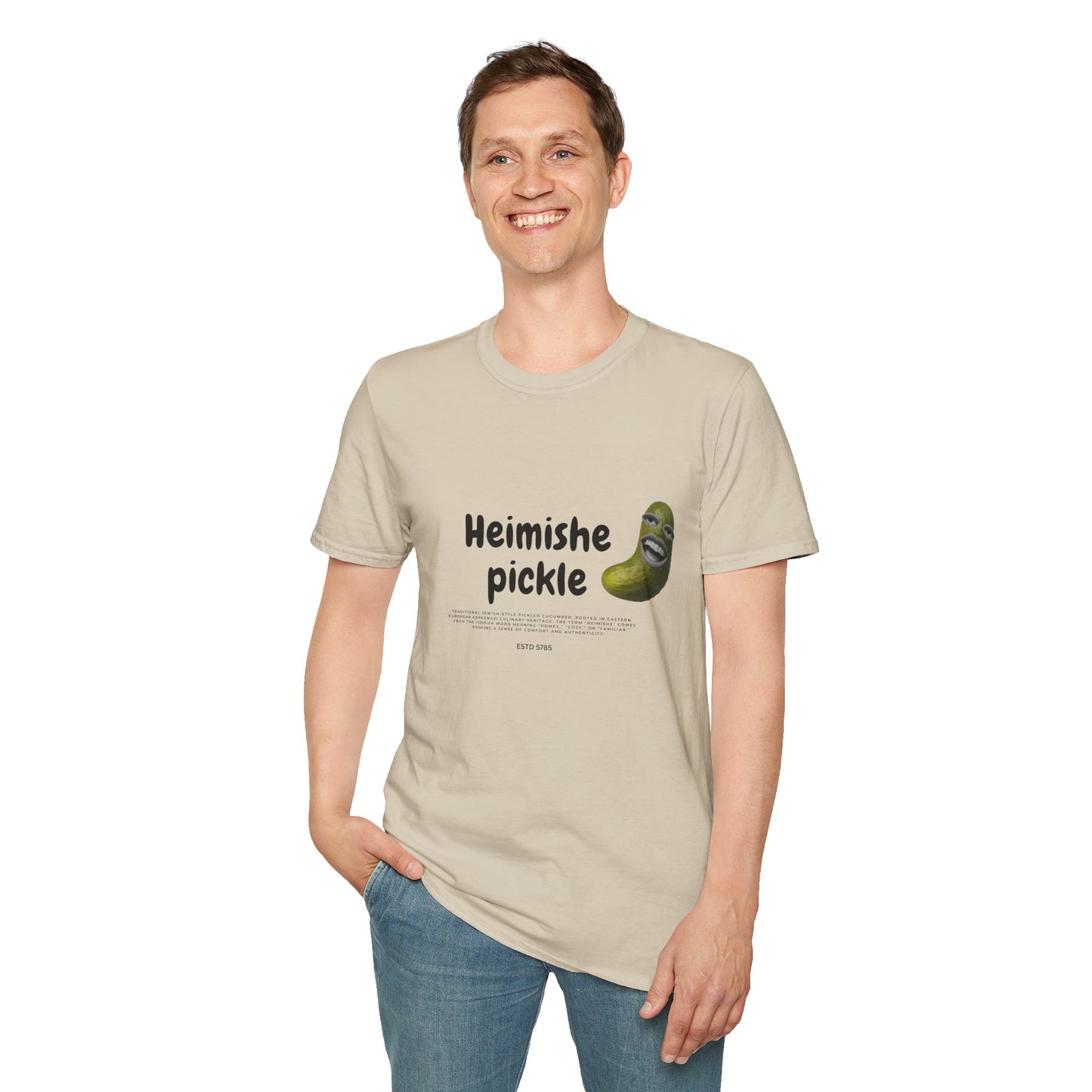 Heimishe pickle - Unisex soft T-shirt