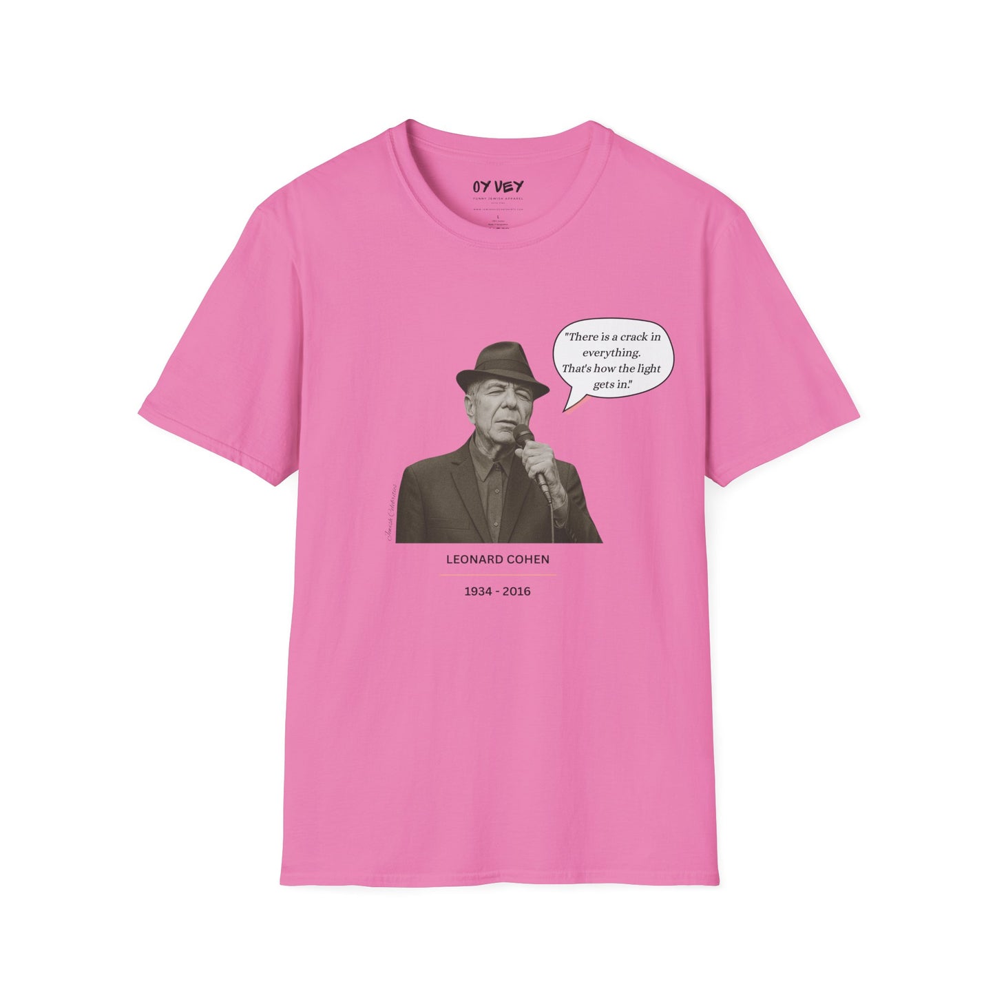 Leonard Cohen - Unisex soft T-shirt, Perfect Gift for Friends
