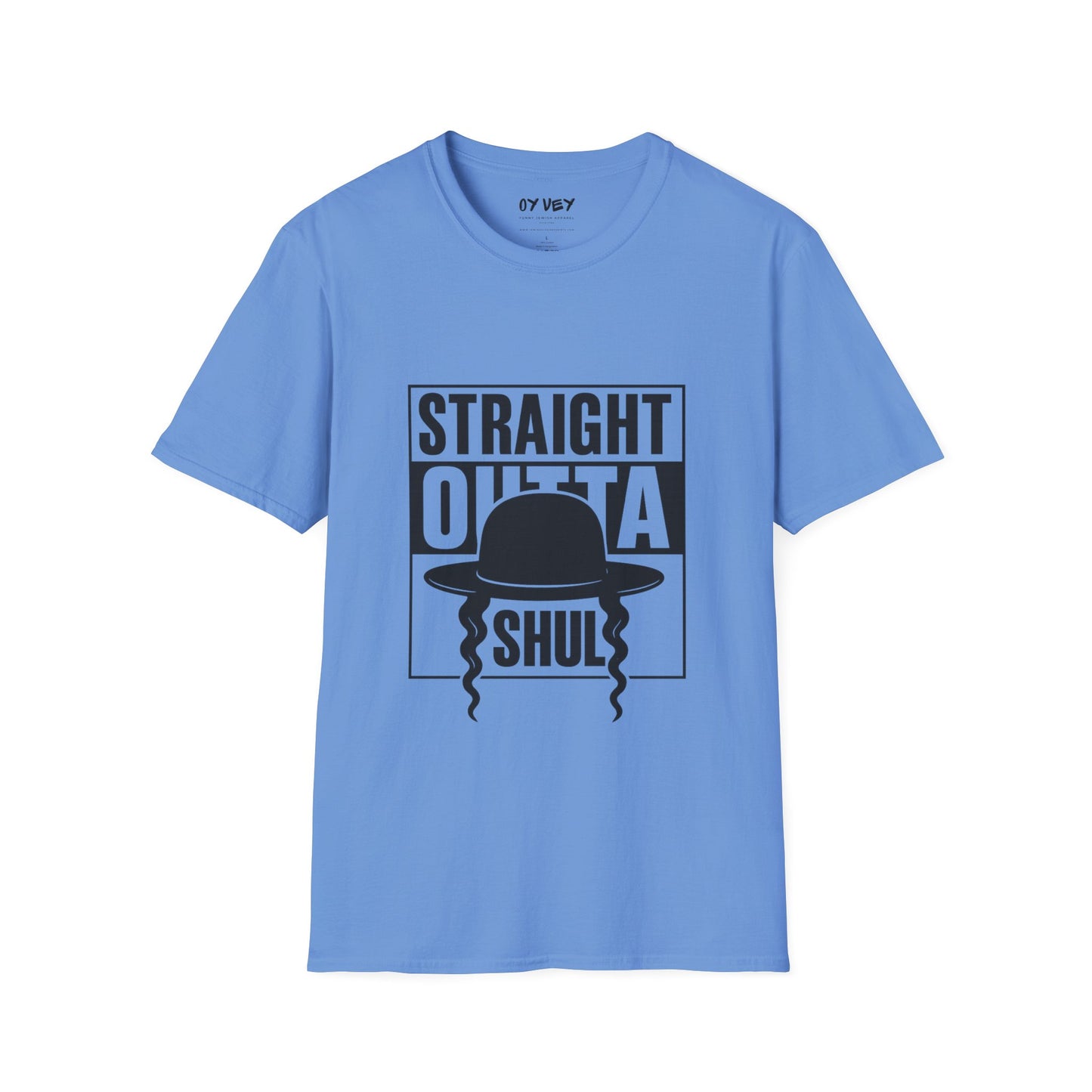 Chabad HGS Strait Outta Shul - Unisex soft T-shirt, Perfect Gift for Friends