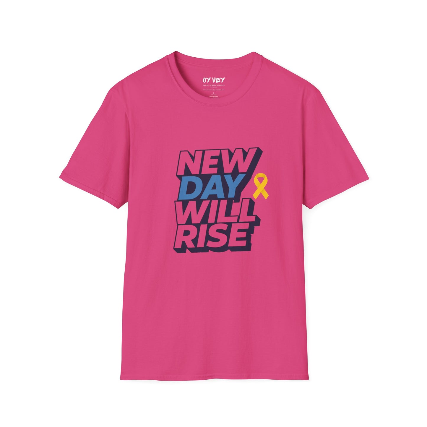 New Day Will Rise - Unisex soft T-shirt, Perfect Gift for Israel Supporters