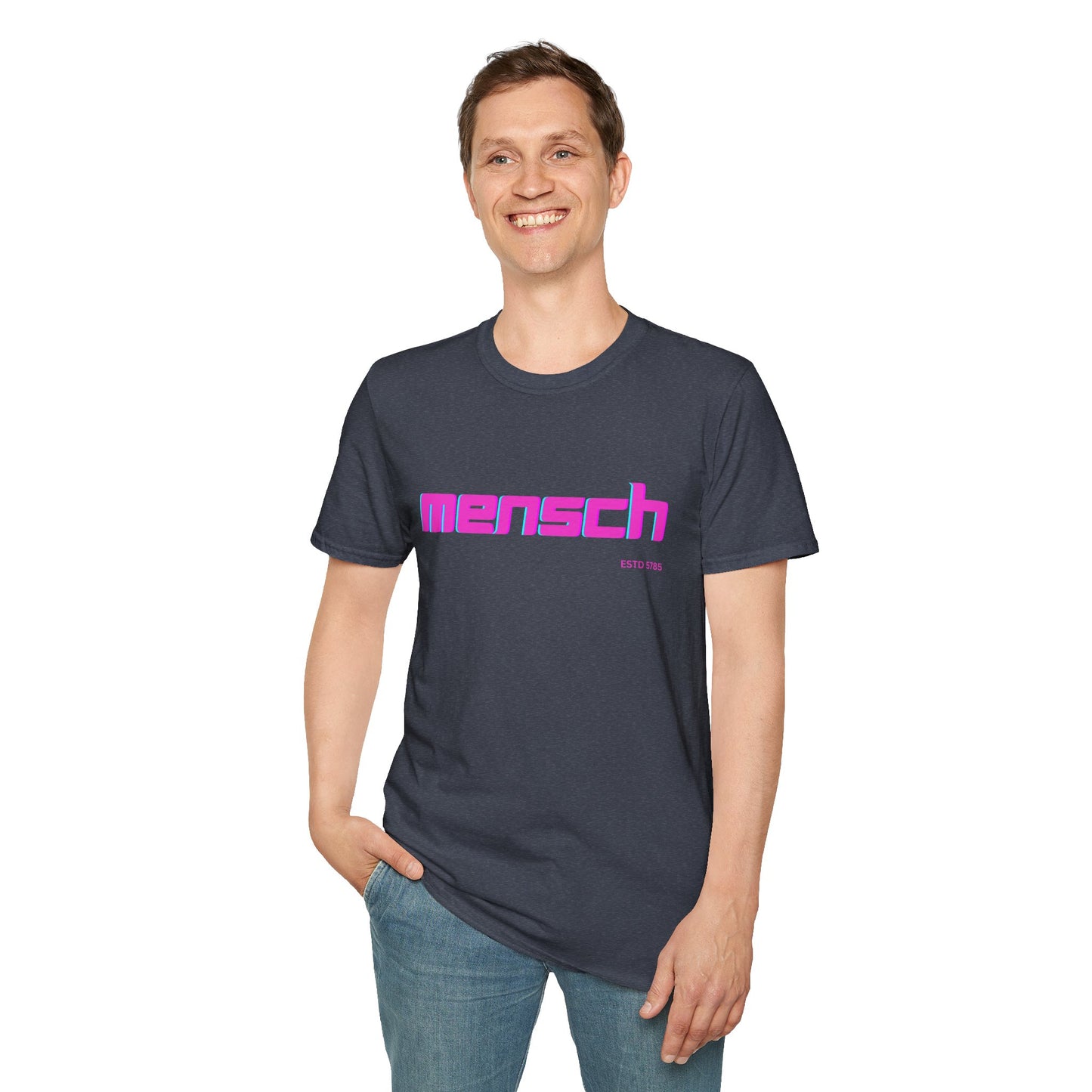 Mensch - Unisex Softstyle T-Shirt