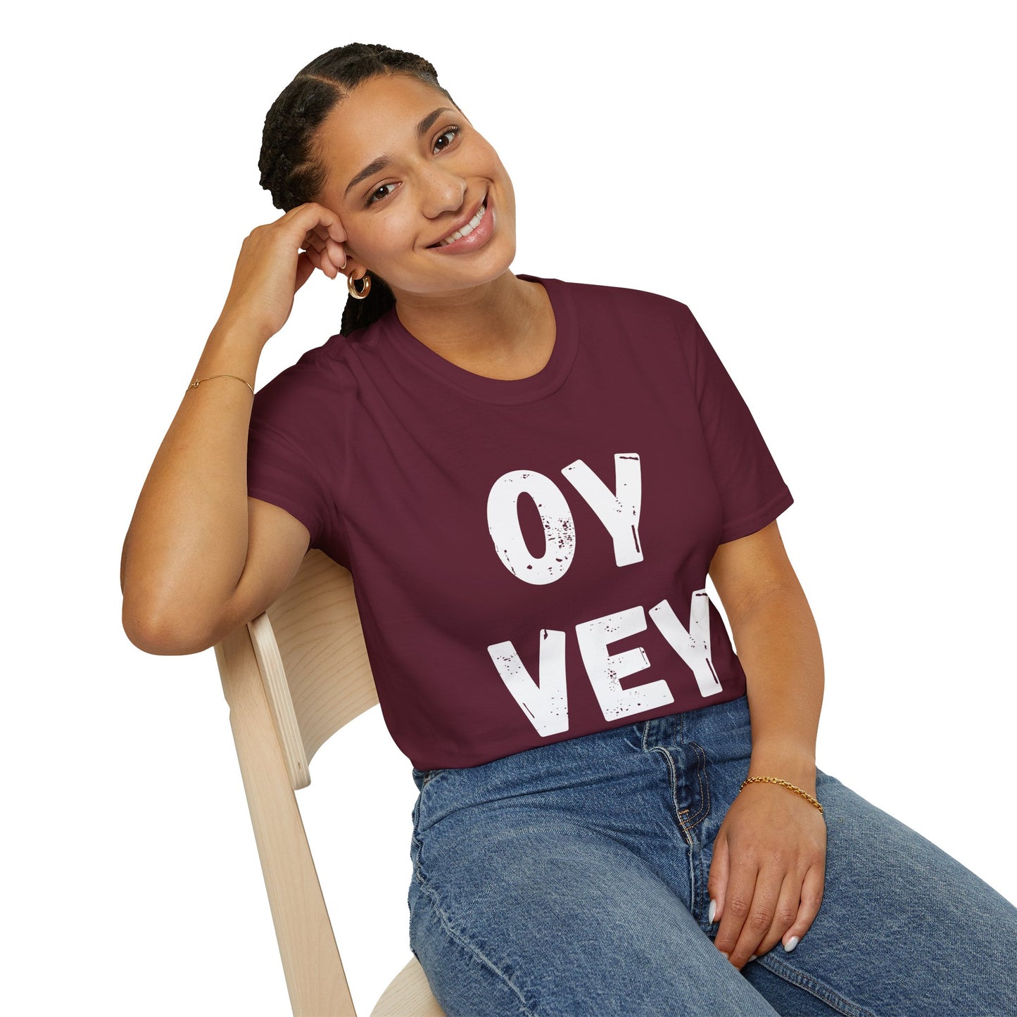 Oy Vey - Unisex soft T-shirt, Perfect Gift for Friends