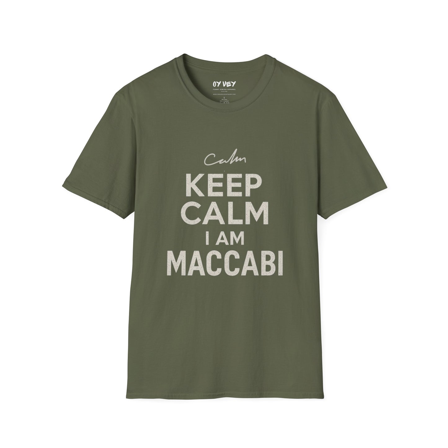 Keep Calm I am Maccabi 2 - Unisex soft T-shirt, Perfect Gift for Maccabees