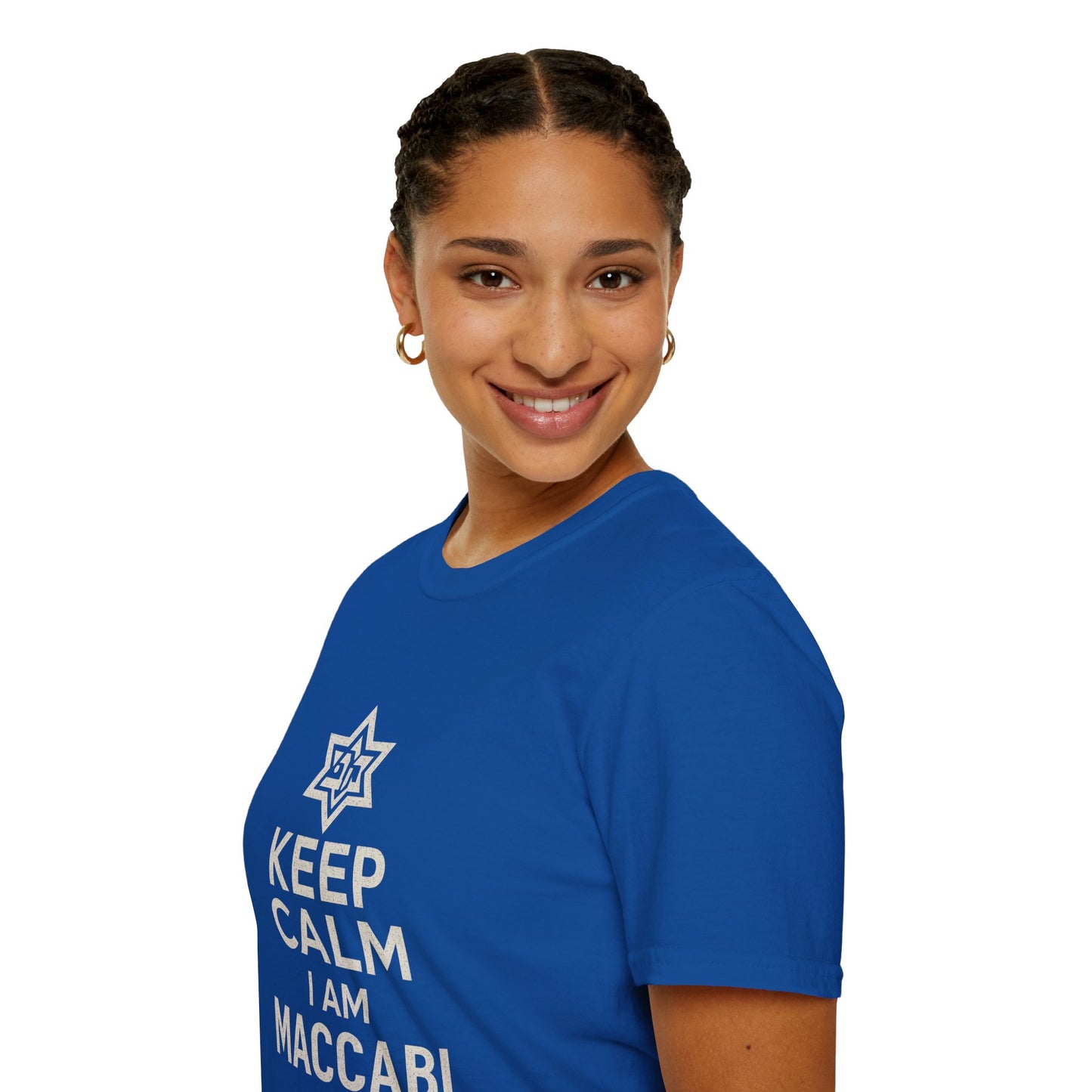 Keep Calm I am Maccabi - Unisex soft T-shirt, Perfect Gift for Maccabees