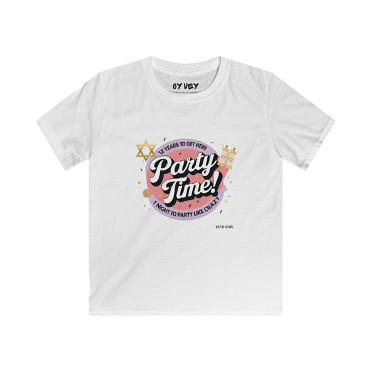 Bat Mitzvah - Soft style Kids Tee