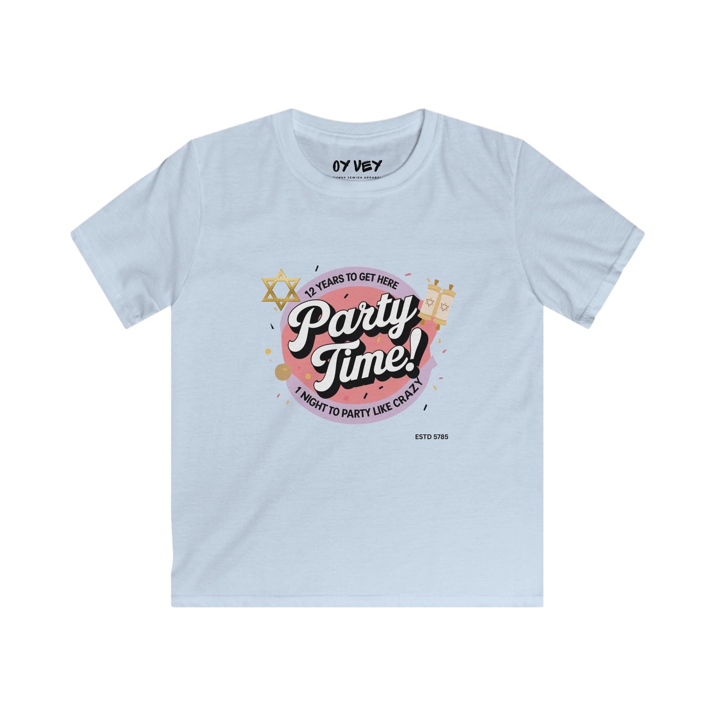 Bat Mitzvah - Soft style Kids Tee