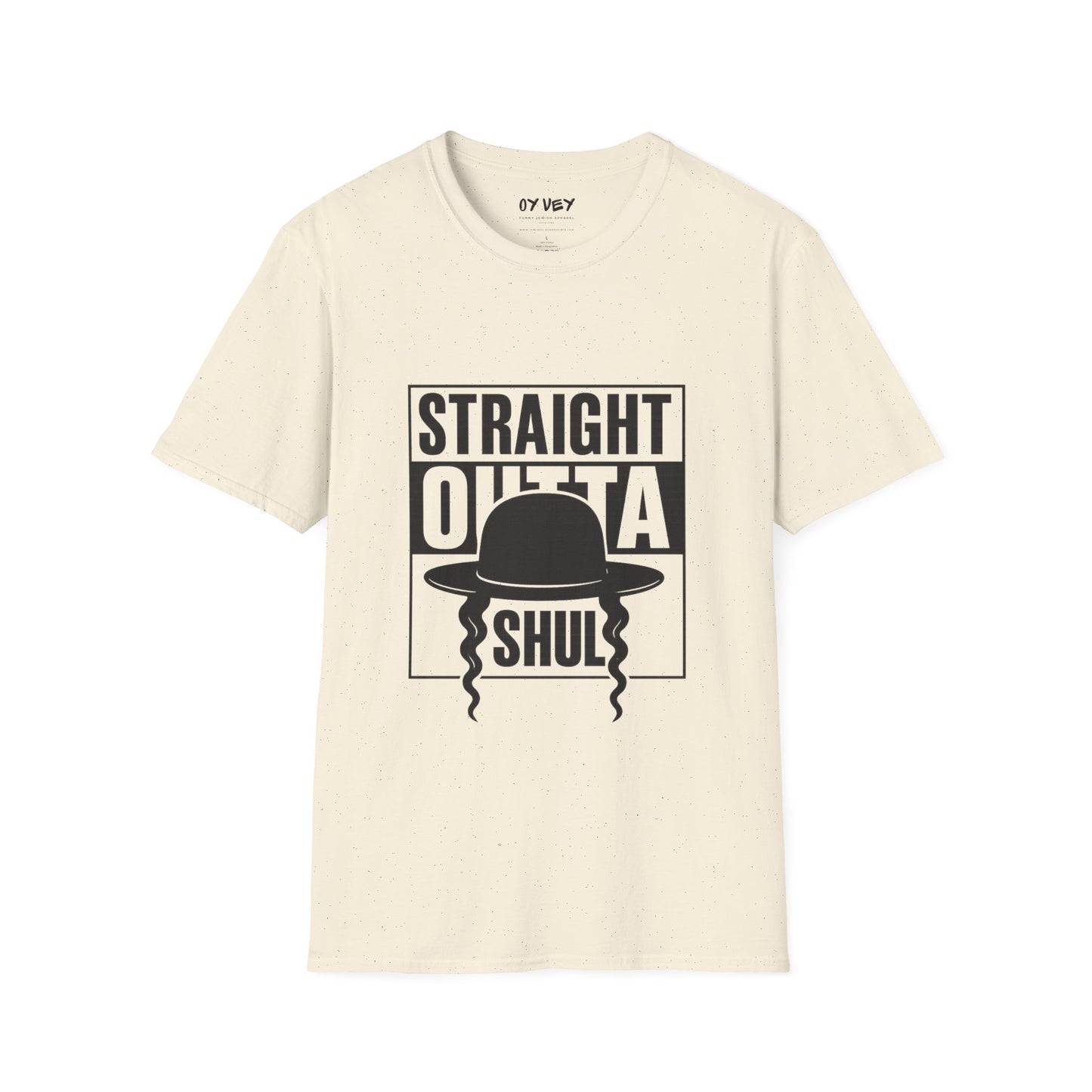 Chabad HGS Strait Outta Shul - Unisex soft T-shirt, Perfect Gift for Friends