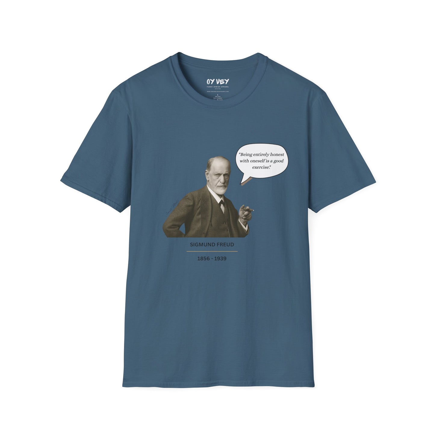 Sigmund Freud  - Unisex soft T-shirt, Perfect Gift for Friends