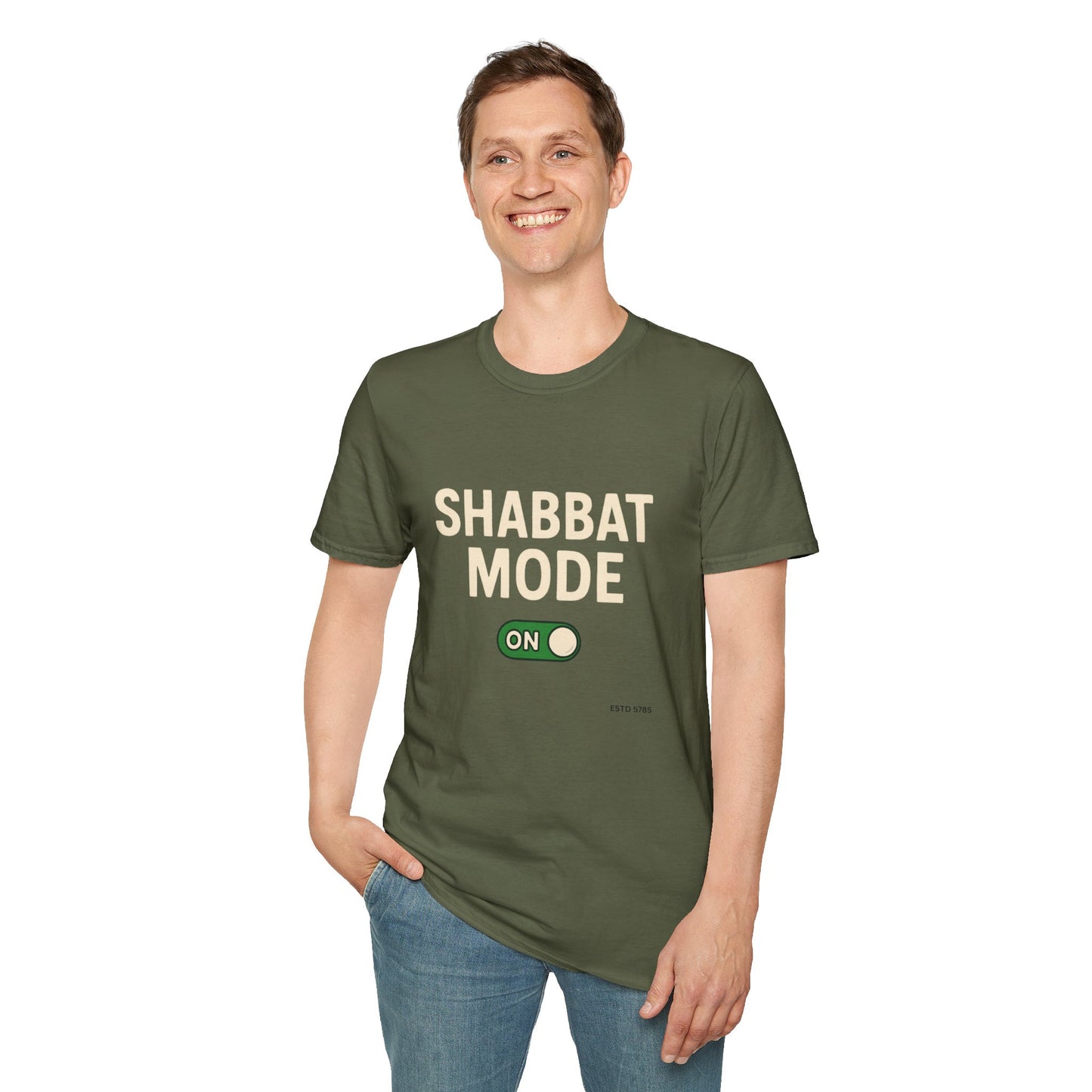 Shabbat Mode Activated 3 - Unisex soft T-shirt, Perfect Gift for Friends