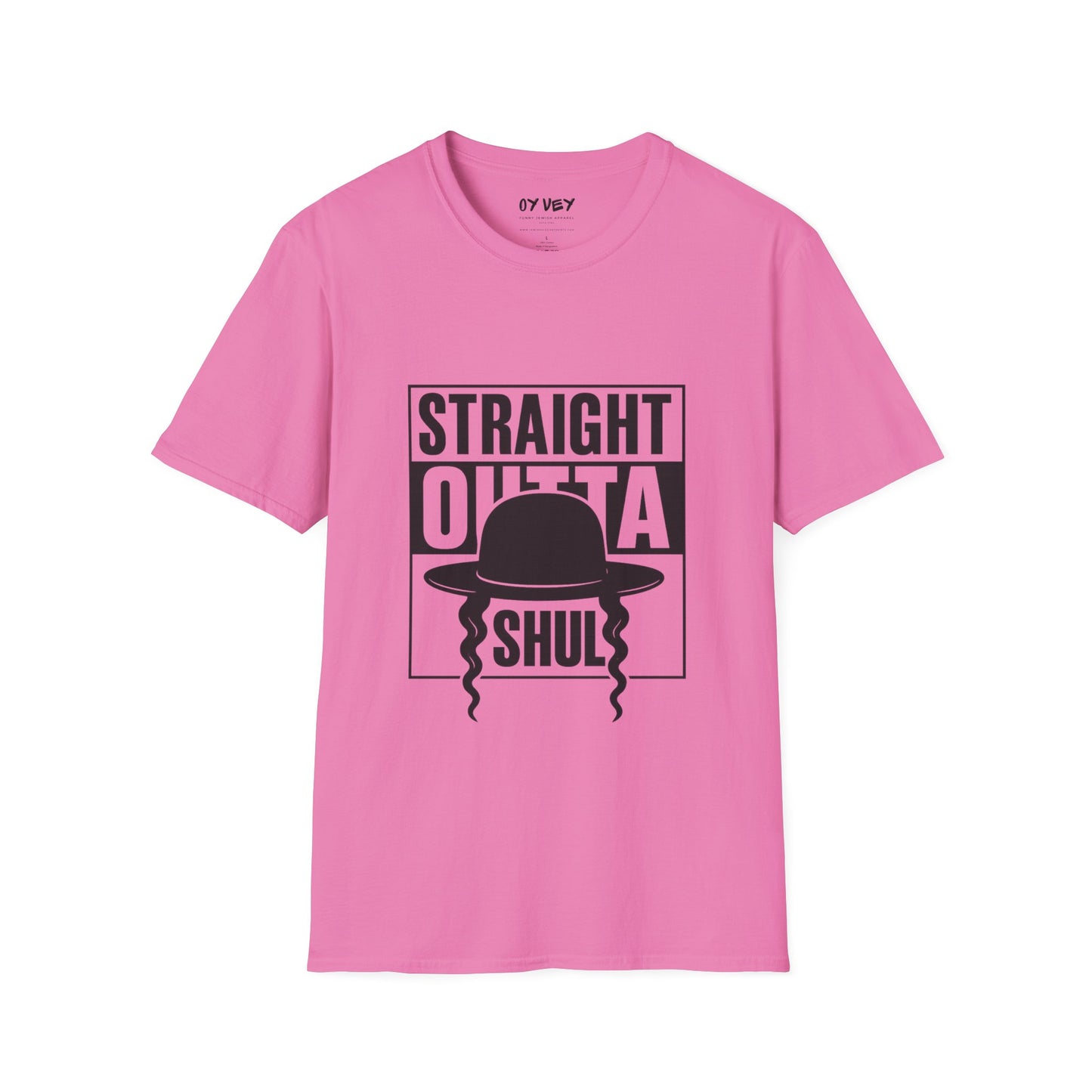 Chabad HGS Strait Outta Shul - Unisex soft T-shirt, Perfect Gift for Friends