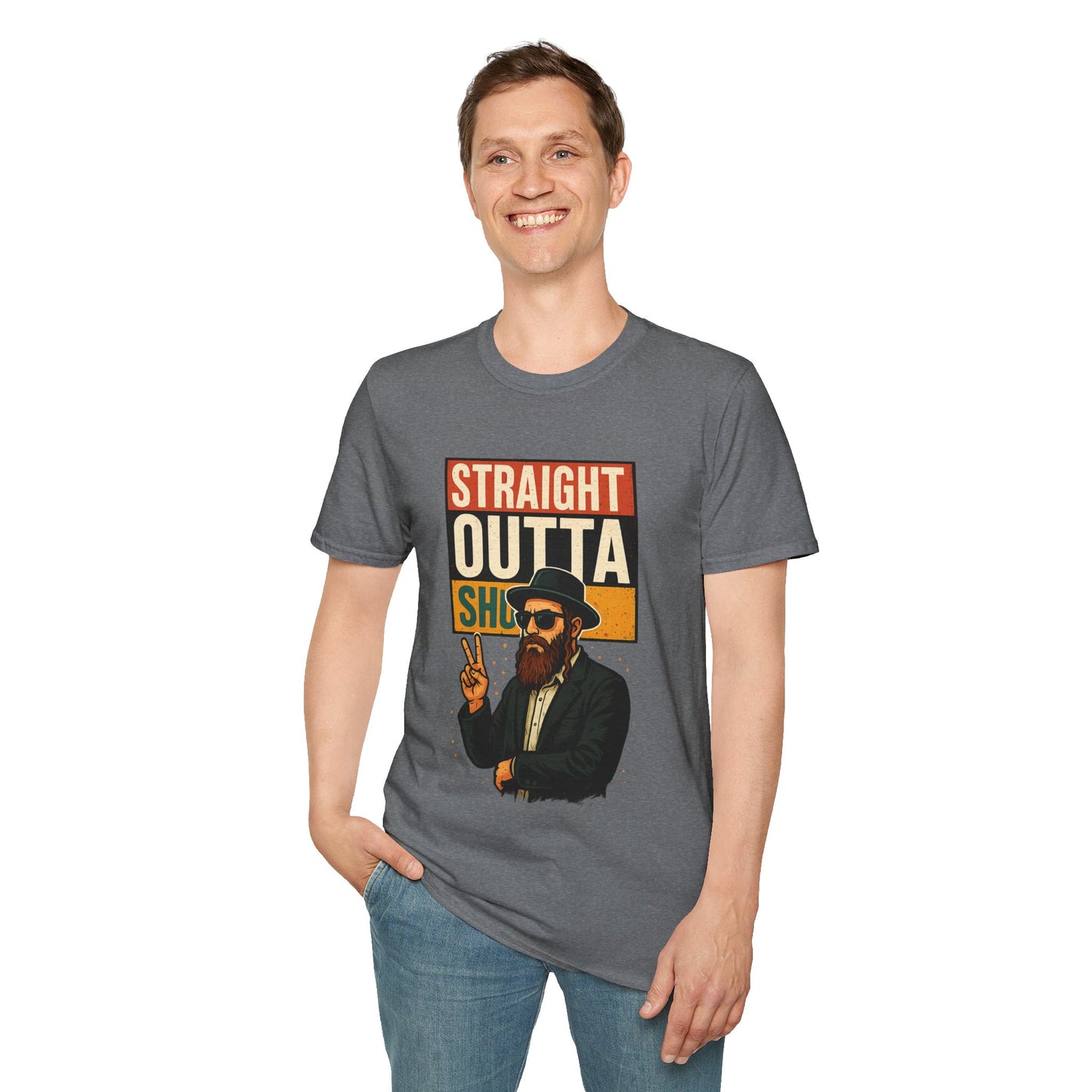 Straight Outta Shul 2- Unisex soft T-shirt, Perfect Gift for Friends
